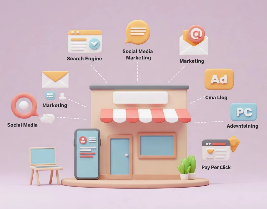 Digital Marketing for Small Business of blog post