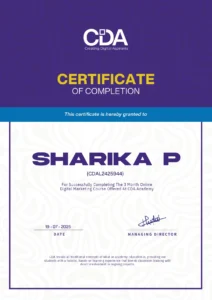 Sharika_Digital Marketing